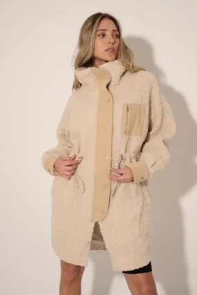 Shearling Contrast Jacket