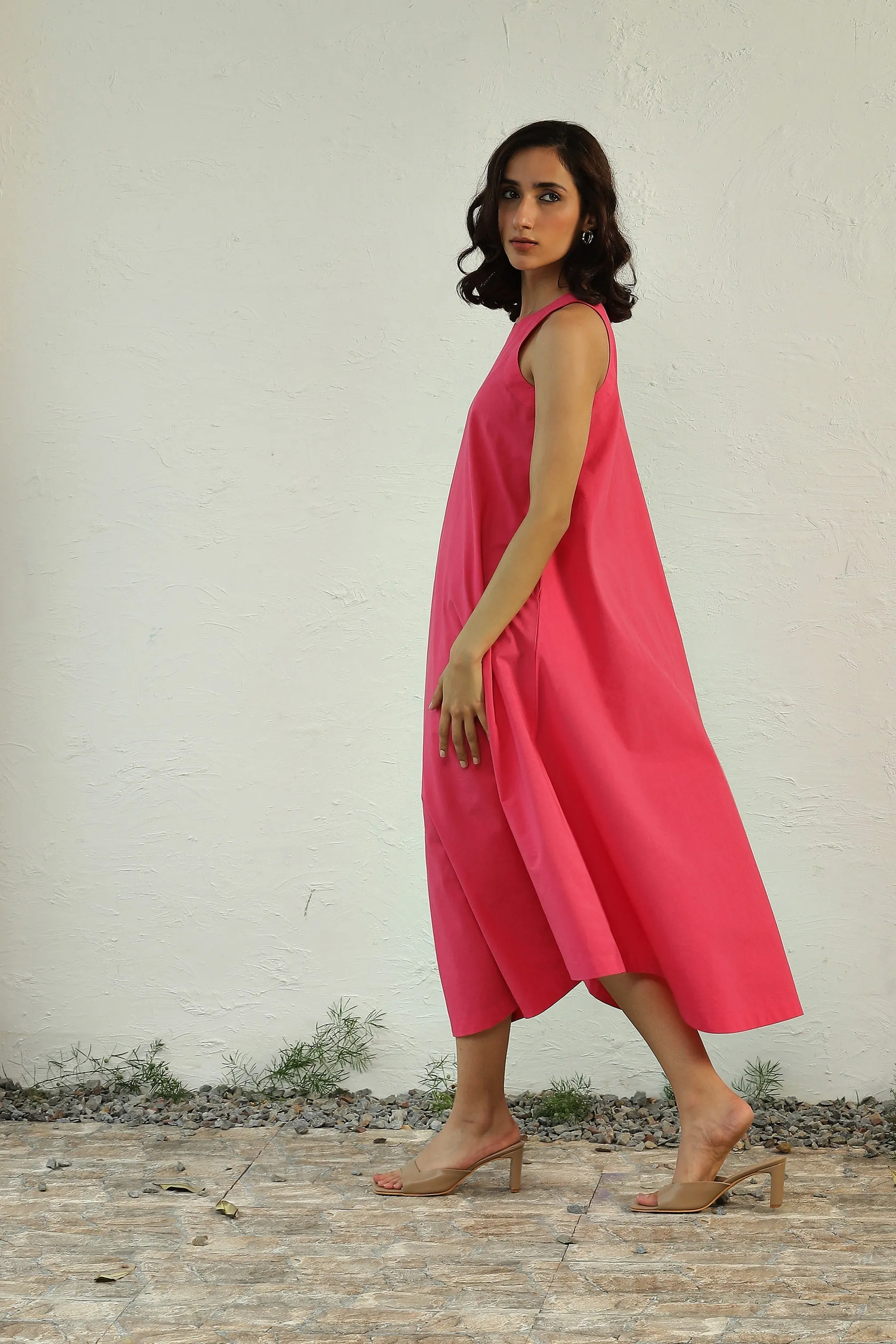 Soft Serve Pink Halter Dress