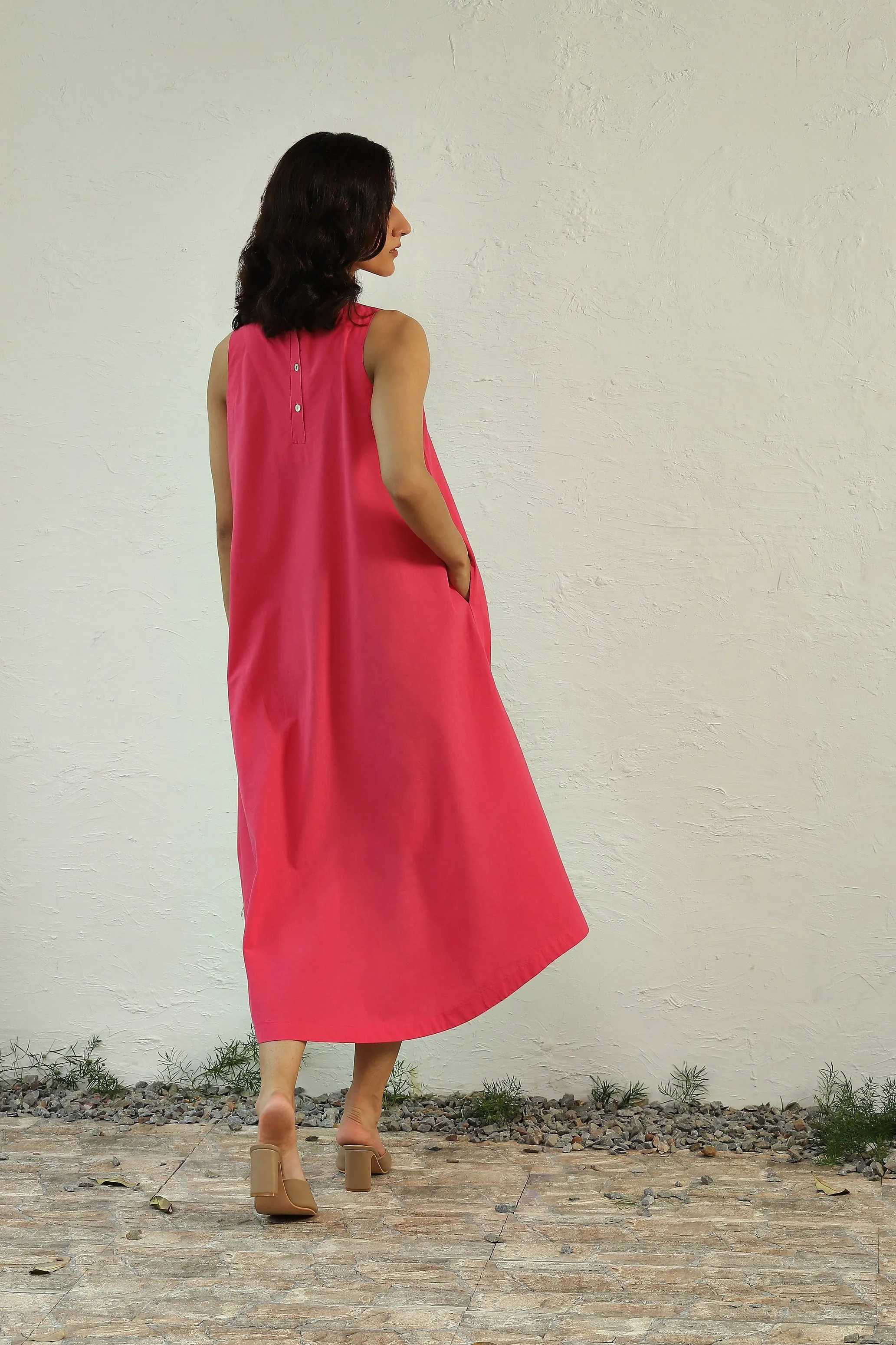 Soft Serve Pink Halter Dress