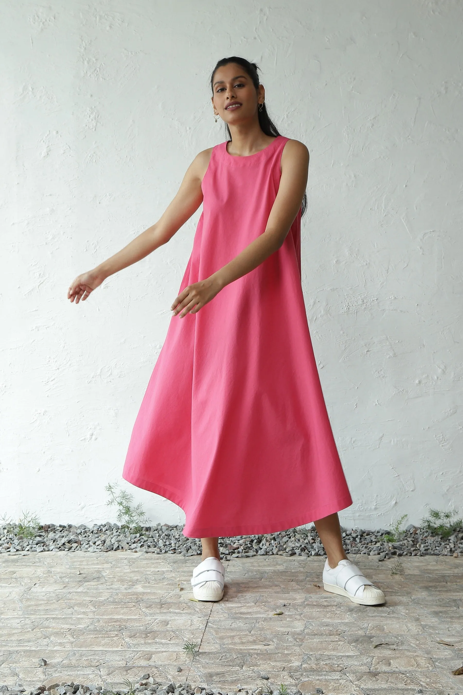 Soft Serve Pink Halter Dress
