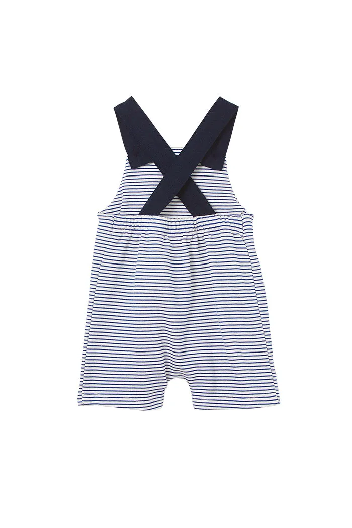 Stripe Fleece Overall