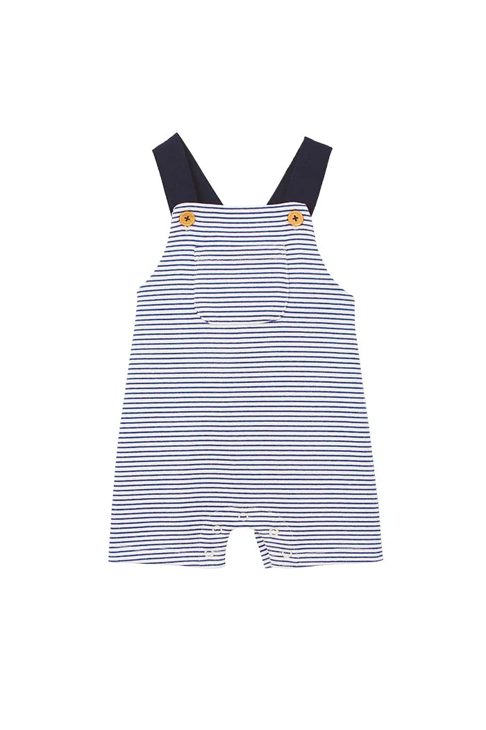 Stripe Fleece Overall