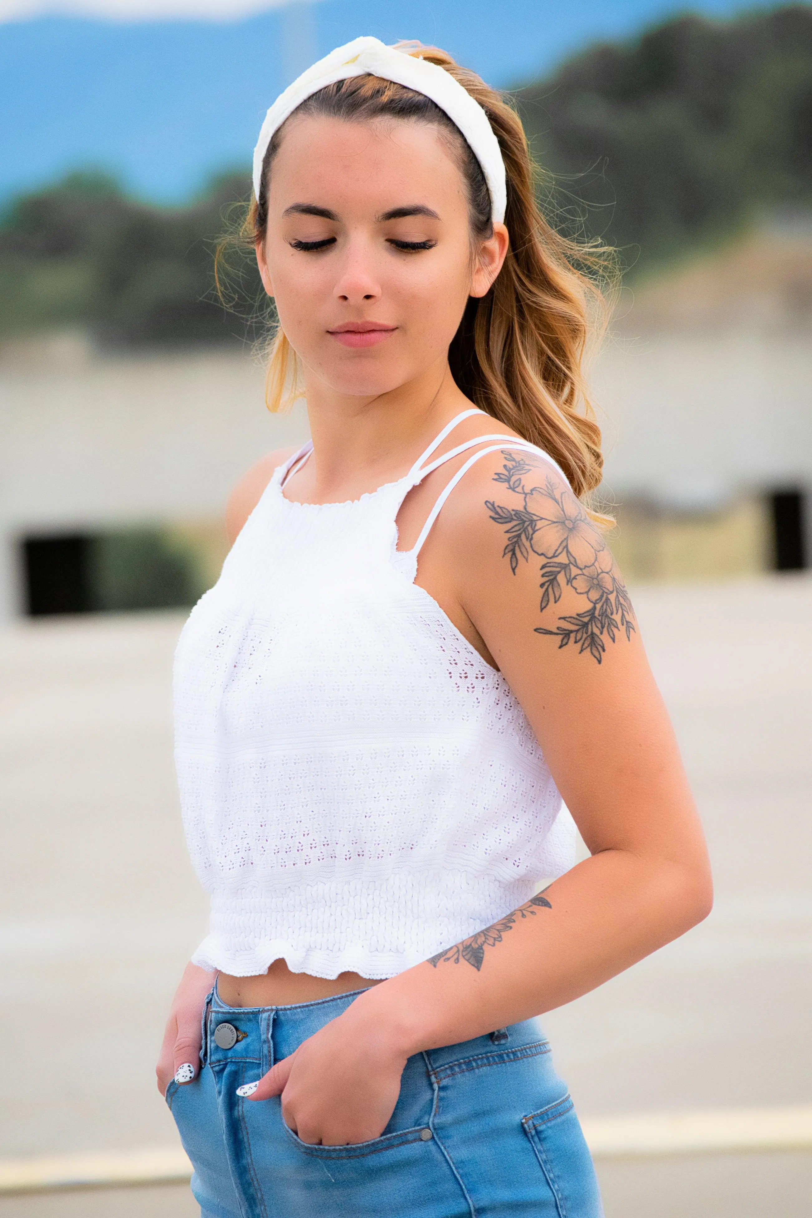 Summer Dreamin Top- White