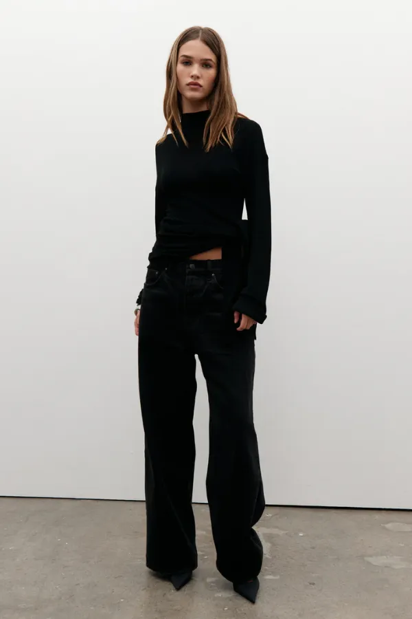 Tatiana Knit Top Black