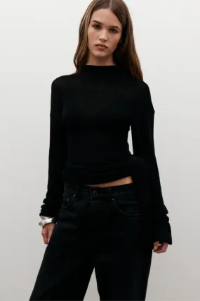 Tatiana Knit Top Black