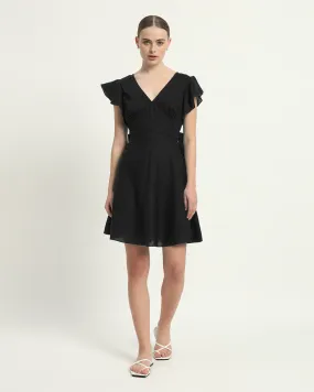 The Fairlie Noir Cotton Dress