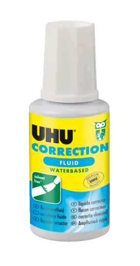 UHU CORRECTION FLUID 50450 WATER BASED 20ML