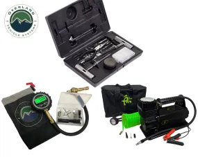 Up Down Air Air Compressor System 5.6 CFM, Digital Tire Deflator and 53 Piece Tire Repair Kit  Combo Kit | Universal
