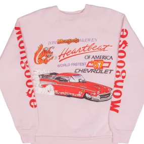 VINTAGE NHRA TOM MONGOOSE MCEWEM WORLD TOUR 1989 SWEATSHIRT SIZE SMALL MADE USA