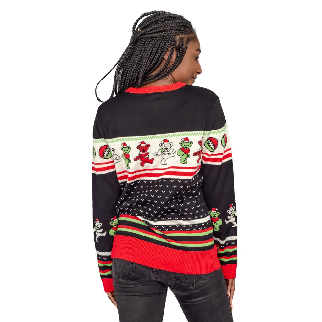 Women's Grateful Dead Ugly Christmas Sweater Pullover - JulesRoche