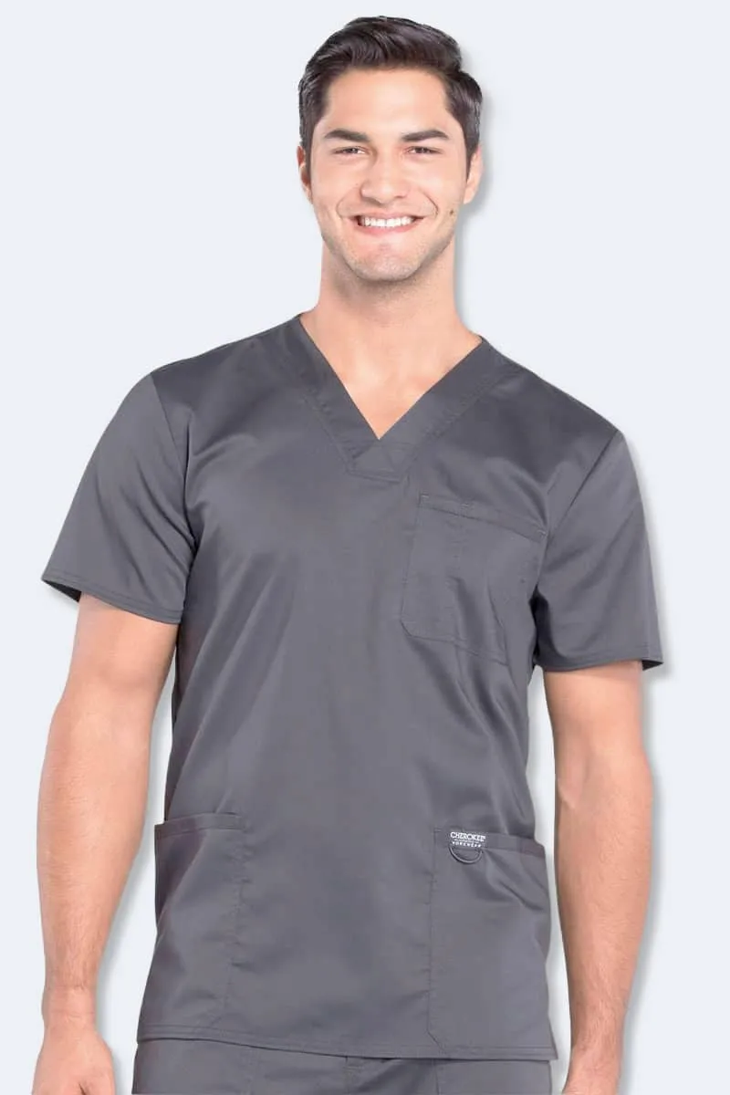 WW670 Cherokee Revolution Men's V-Neck Top
