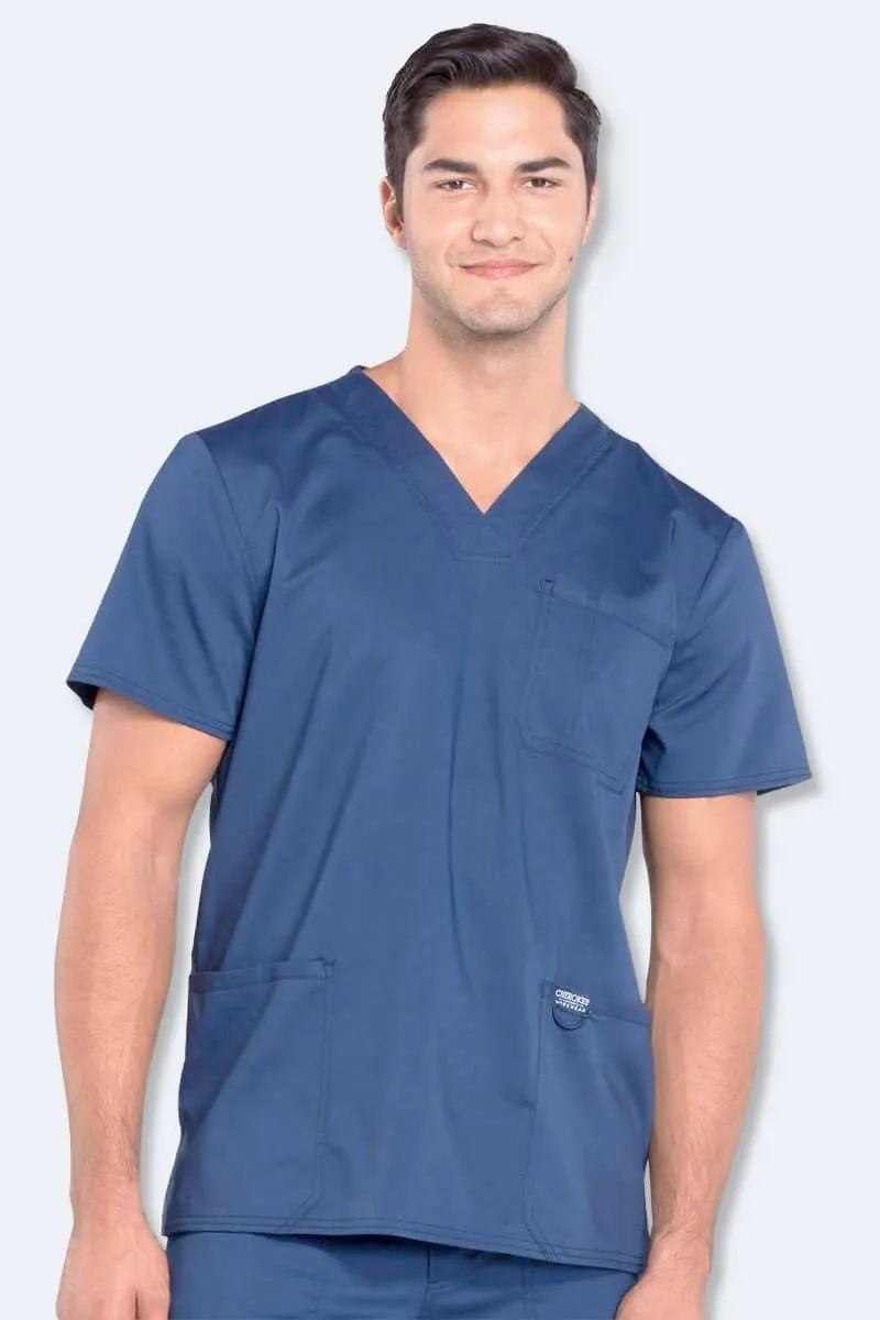 WW670 Cherokee Revolution Men's V-Neck Top