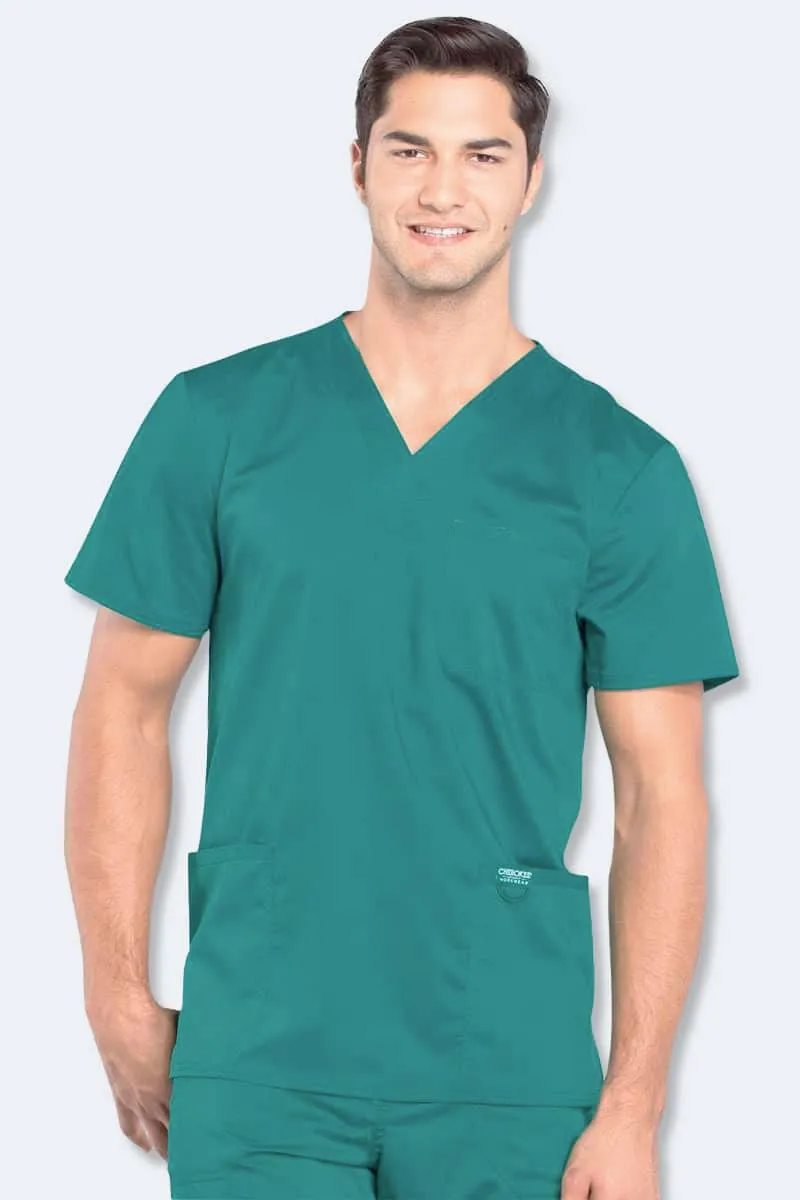 WW670 Cherokee Revolution Men's V-Neck Top