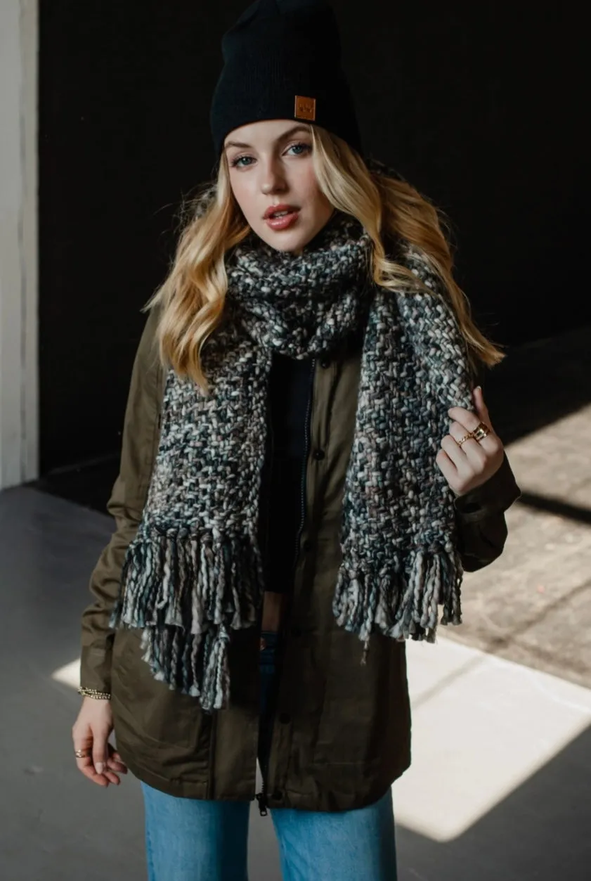 Yuma Loom Woven Long Scarf